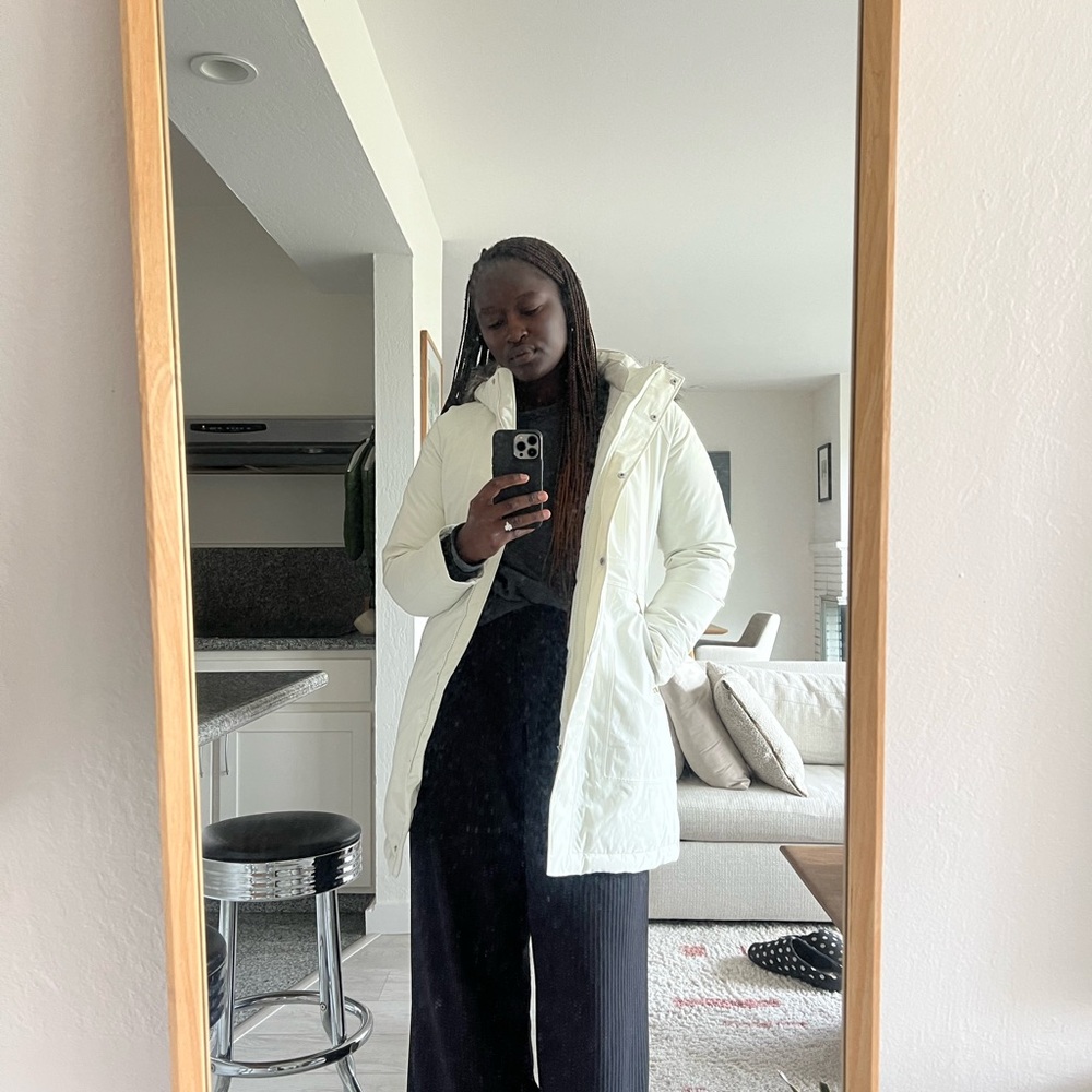 The North Face Women's White Hooded Jacket